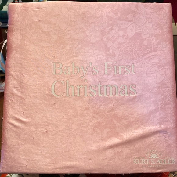 Kurt S. Adler Baby Girl First Christmas Ornament Set - Picture 3 of 16